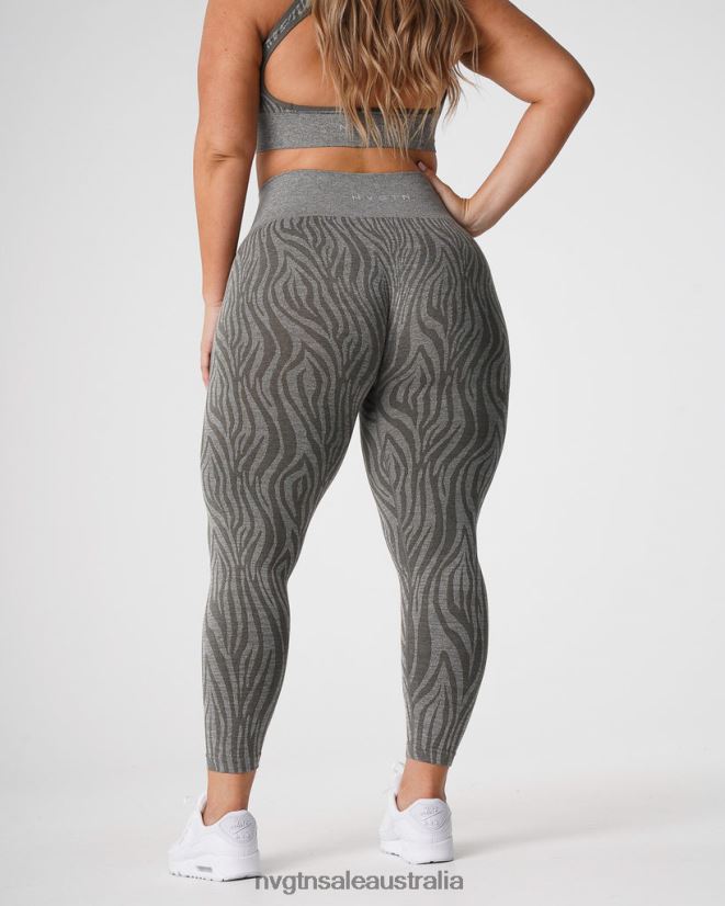 Zebra Seamless Leggings 24JF4Z687 Khaki Green Fitness NVGTN Women