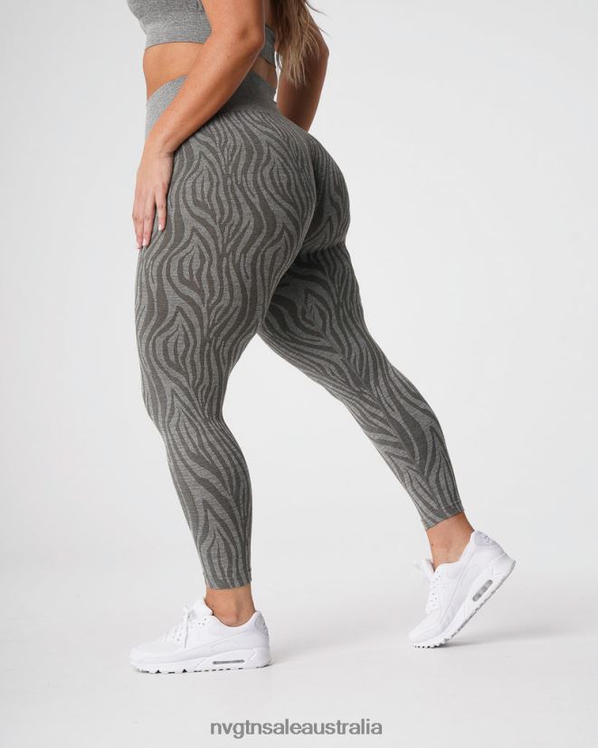 Zebra Seamless Leggings 24JF4Z687 Khaki Green Fitness NVGTN Women
