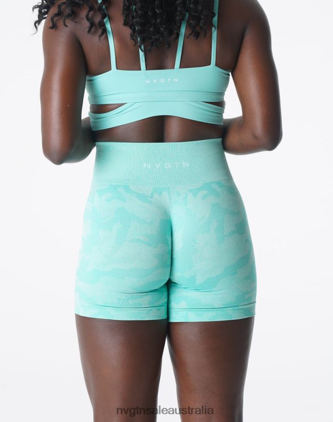 Camo Seamless Shorts 24JF4Z448 Mint Fitness NVGTN Women