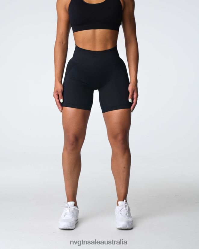Contour 2.0 Seamless Shorts 24JF4Z316 Black Fitness NVGTN Women