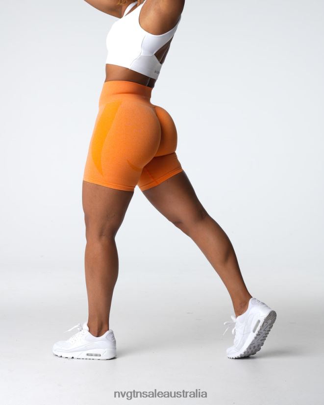 Contour Seamless Shorts 24JF4Z332 Sunset Orange Fitness NVGTN Women