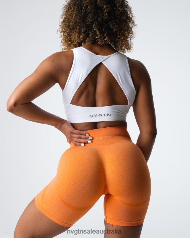 Contour Seamless Shorts 24JF4Z332 Sunset Orange Fitness NVGTN Women