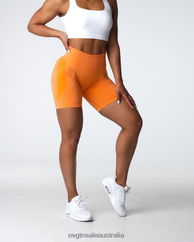 Contour Seamless Shorts 24JF4Z332 Sunset Orange Fitness NVGTN Women