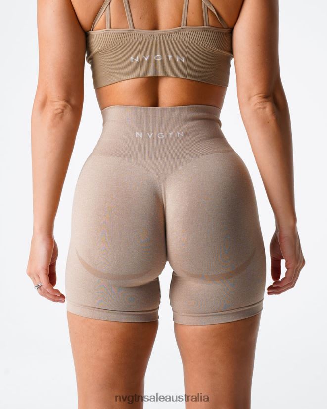 Contour Seamless Shorts 24JF4Z342 Beige Fitness NVGTN Women