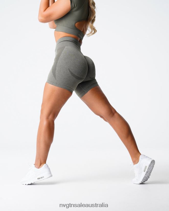 Contour Seamless Shorts 24JF4Z343 Khaki Green Fitness NVGTN Women