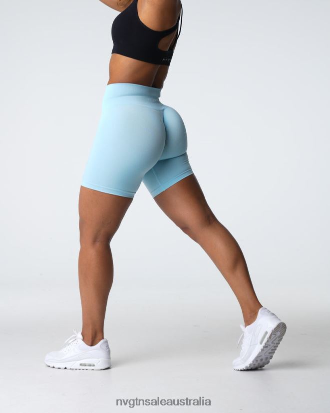 Pro Seamless Shorts 24JF4Z360 Pastel Blue Fitness NVGTN Women