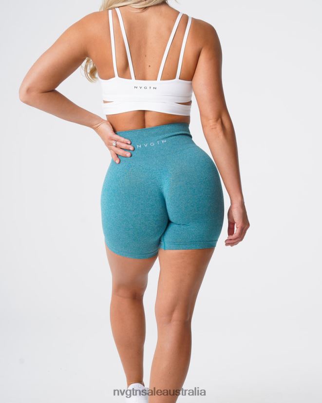 Pro Seamless Shorts 24JF4Z380 Teal Fitness NVGTN Women