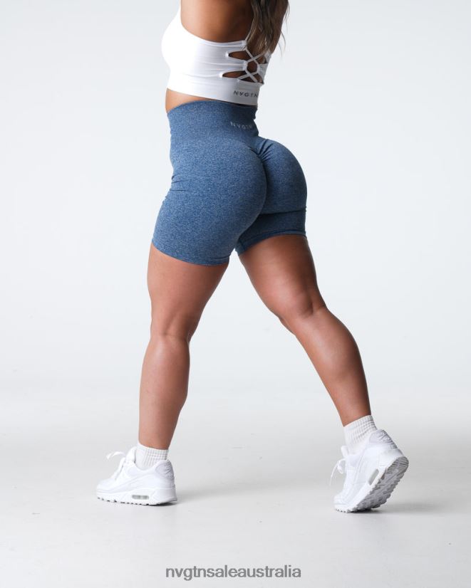 Scrunch Seamless Shorts 24JF4Z399 Slate Blue Fitness NVGTN Women