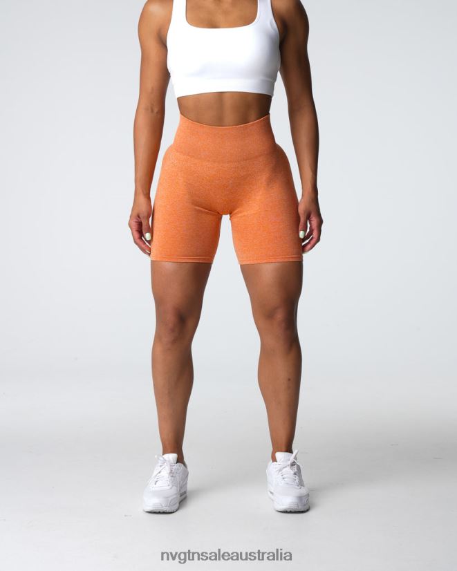 Scrunch Seamless Shorts 24JF4Z401 Burnt Orange Fitness NVGTN Women