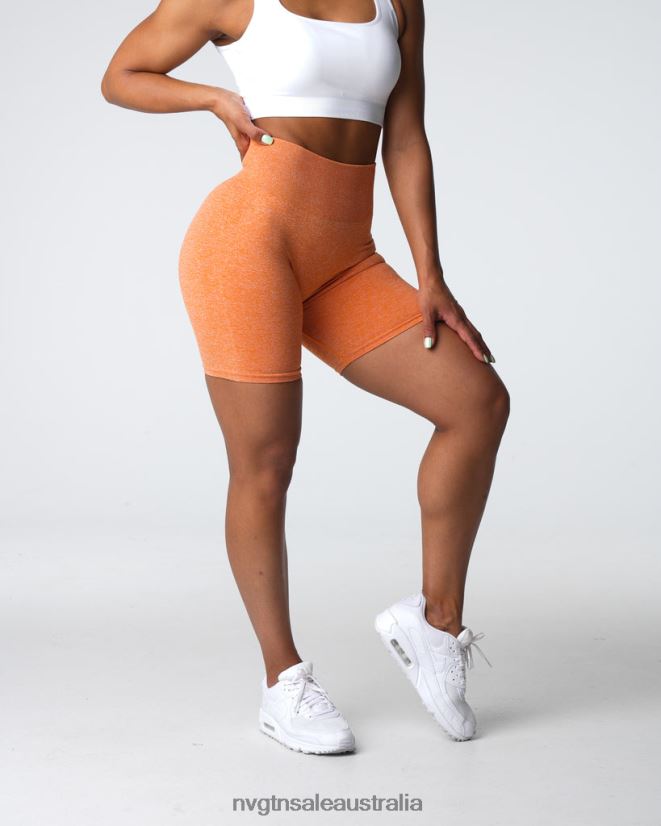 Scrunch Seamless Shorts 24JF4Z401 Burnt Orange Fitness NVGTN Women