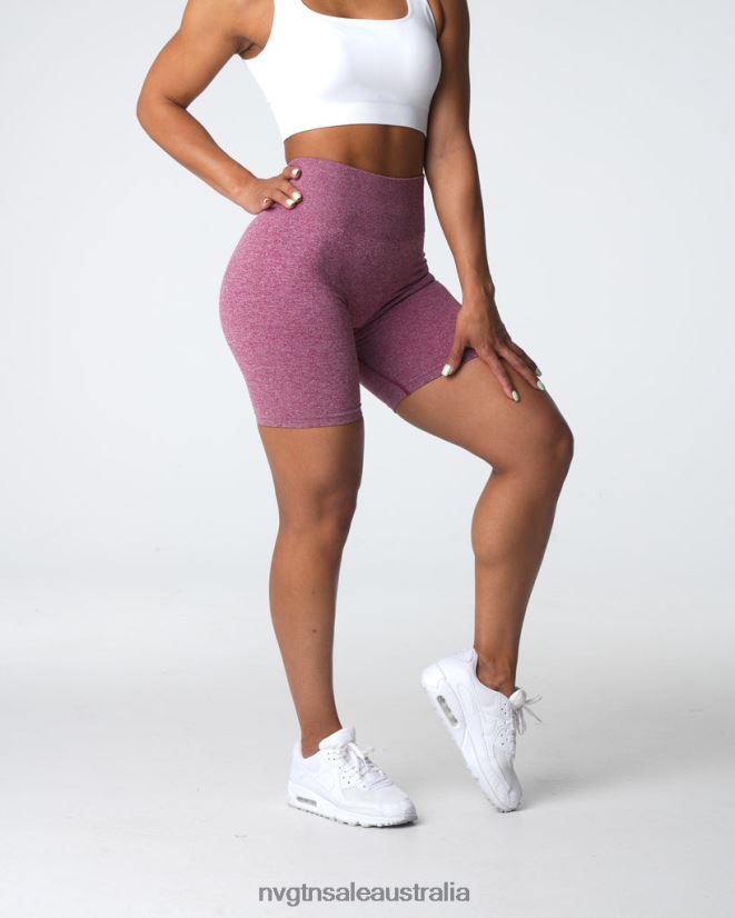 Scrunch Seamless Shorts 24JF4Z410 Maroon Fitness NVGTN Women