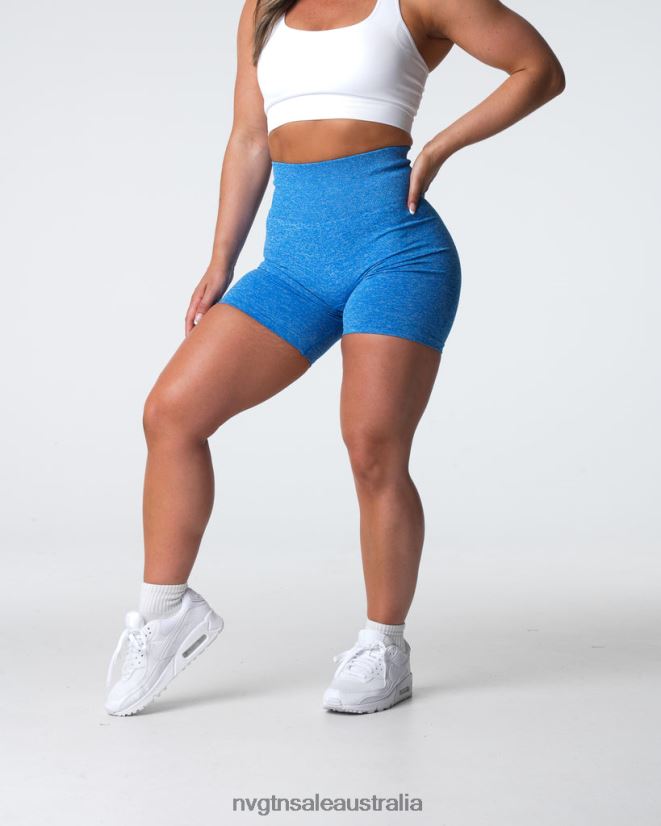 Scrunch Seamless Shorts 24JF4Z412 Ocean Blue Fitness NVGTN Women