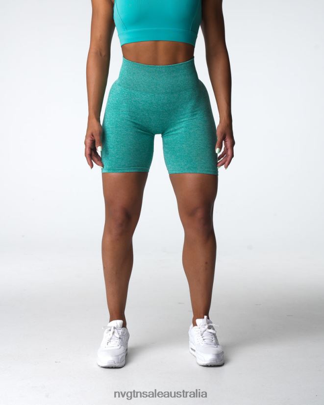 Scrunch Seamless Shorts 24JF4Z413 Turquoise Fitness NVGTN Women