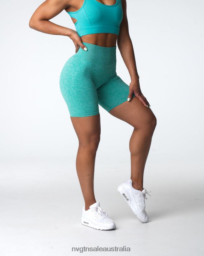 Scrunch Seamless Shorts 24JF4Z413 Turquoise Fitness NVGTN Women