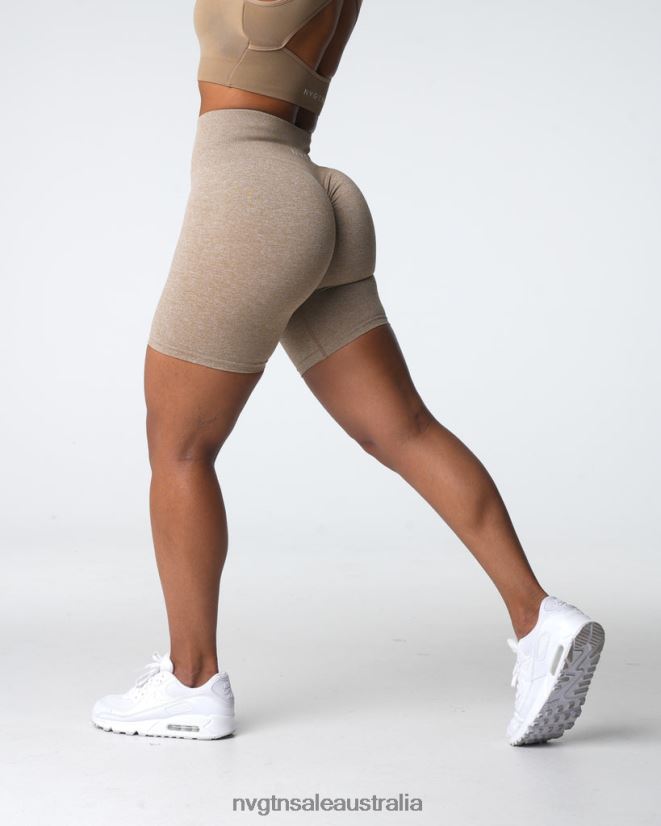 Scrunch Seamless Shorts 24JF4Z414 Beige Fitness NVGTN Women