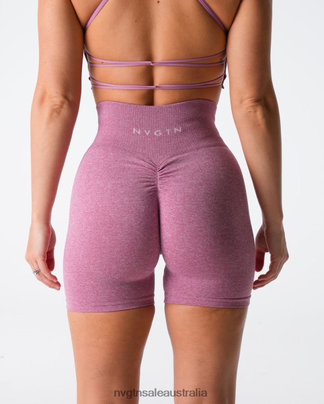 Scrunch Seamless Shorts 24JF4Z415 Pastel Pink Fitness NVGTN Women