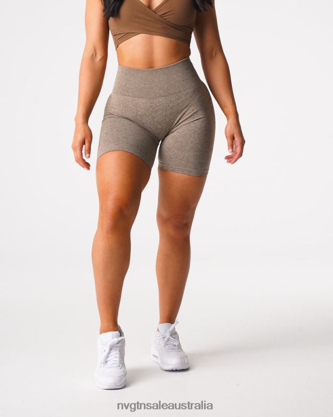 Scrunch Seamless Shorts 24JF4Z418 Mocha Fitness NVGTN Women