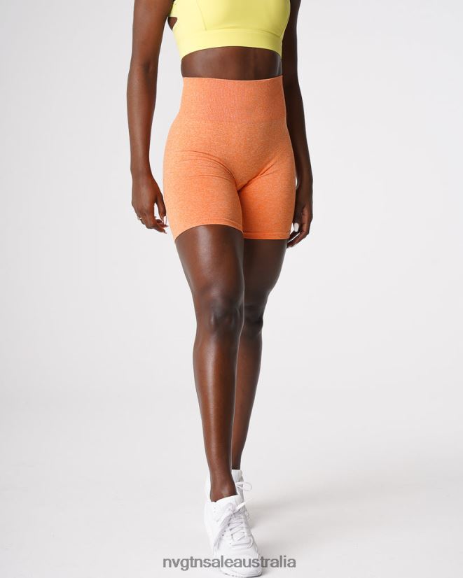 Scrunch Seamless Shorts 24JF4Z419 Sunset Orange Fitness NVGTN Women