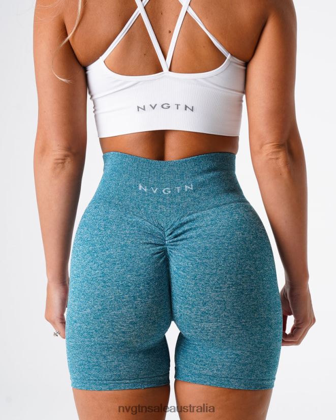 Scrunch Seamless Shorts 24JF4Z424 Teal Fitness NVGTN Women