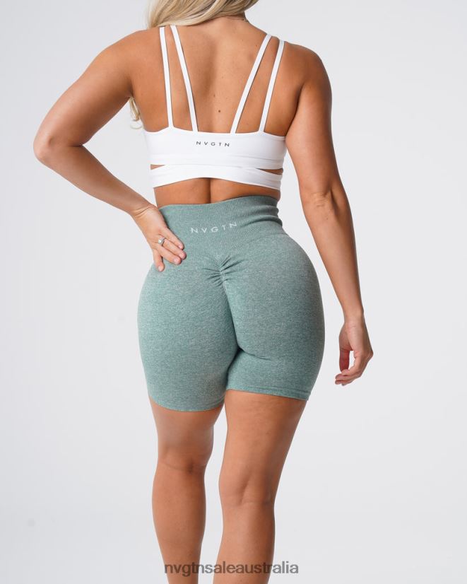 Scrunch Seamless Shorts 24JF4Z428 Sage Green Fitness NVGTN Women