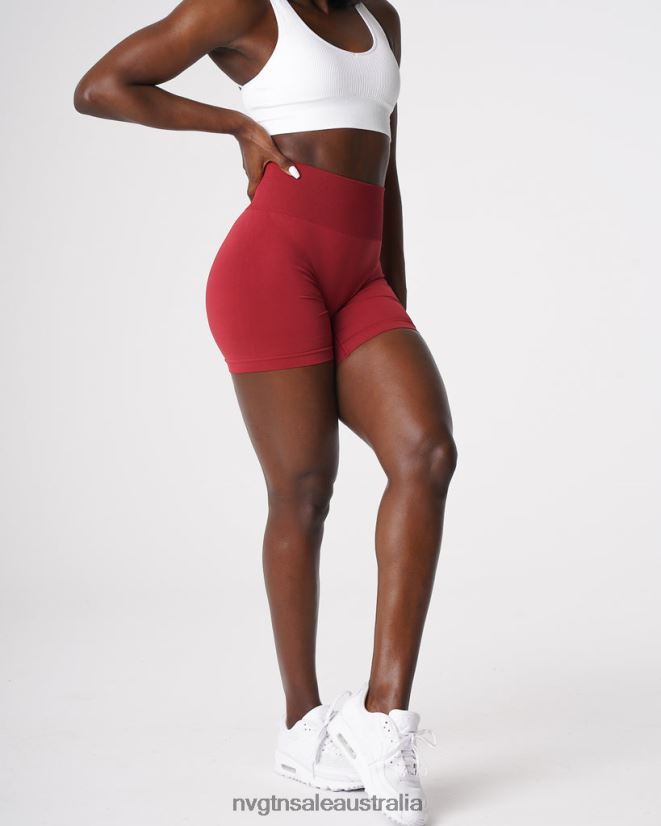 Solid Seamless Shorts 24JF4Z460 Carmine Fitness NVGTN Women