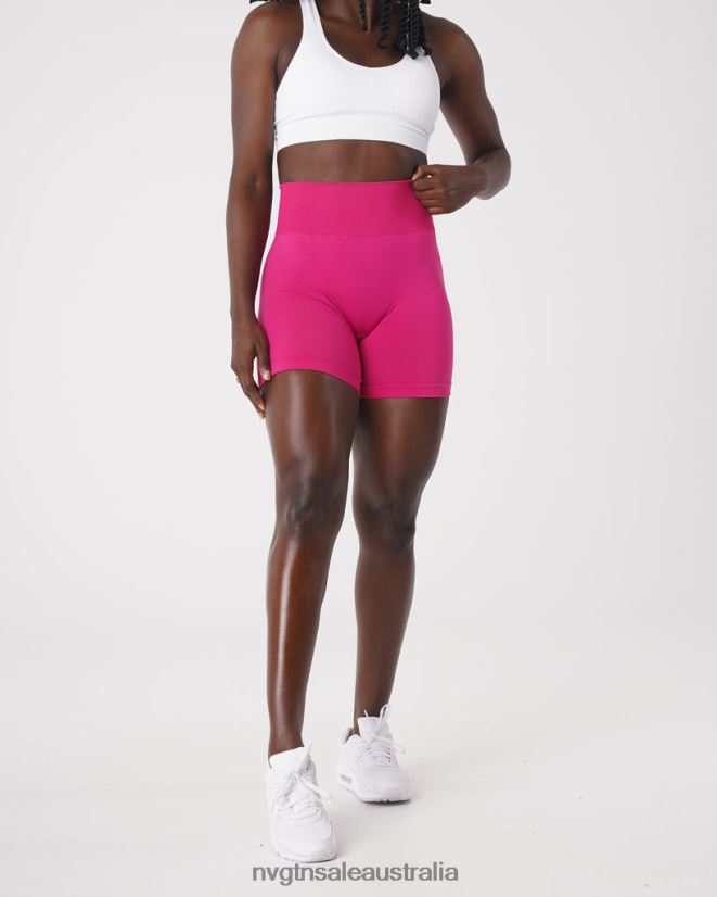 Solid Seamless Shorts 24JF4Z462 Magenta Fitness NVGTN Women