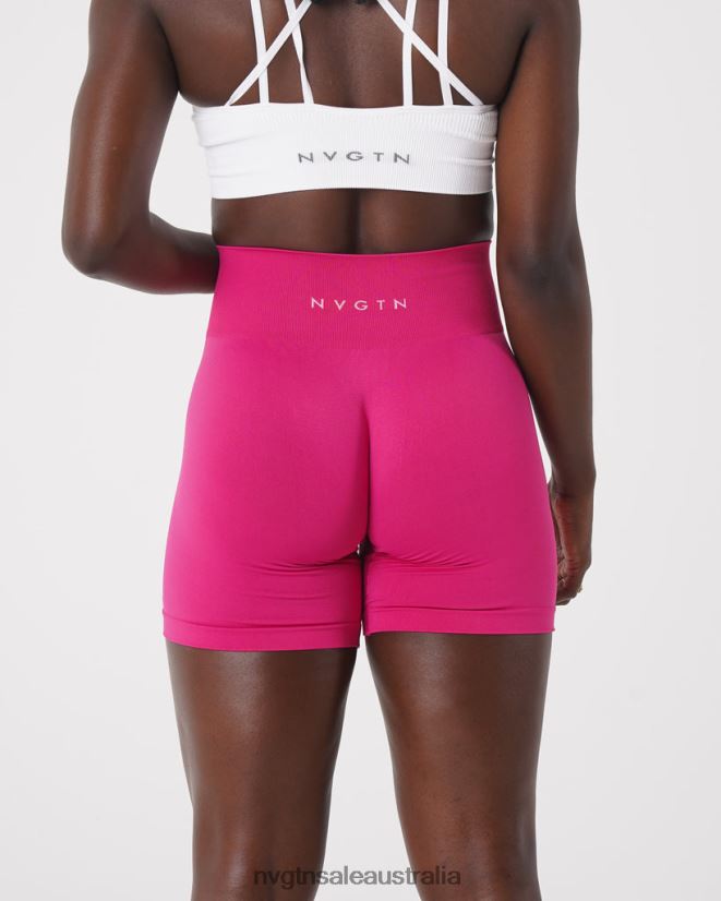 Solid Seamless Shorts 24JF4Z462 Magenta Fitness NVGTN Women