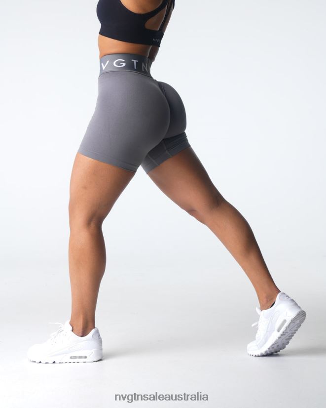 Sport Seamless Shorts 24JF4Z431 Charcoal Fitness NVGTN Women
