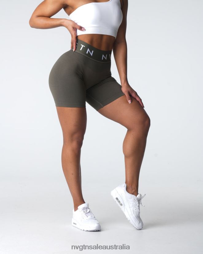 Sport Seamless Shorts 24JF4Z432 Olive Fitness NVGTN Women