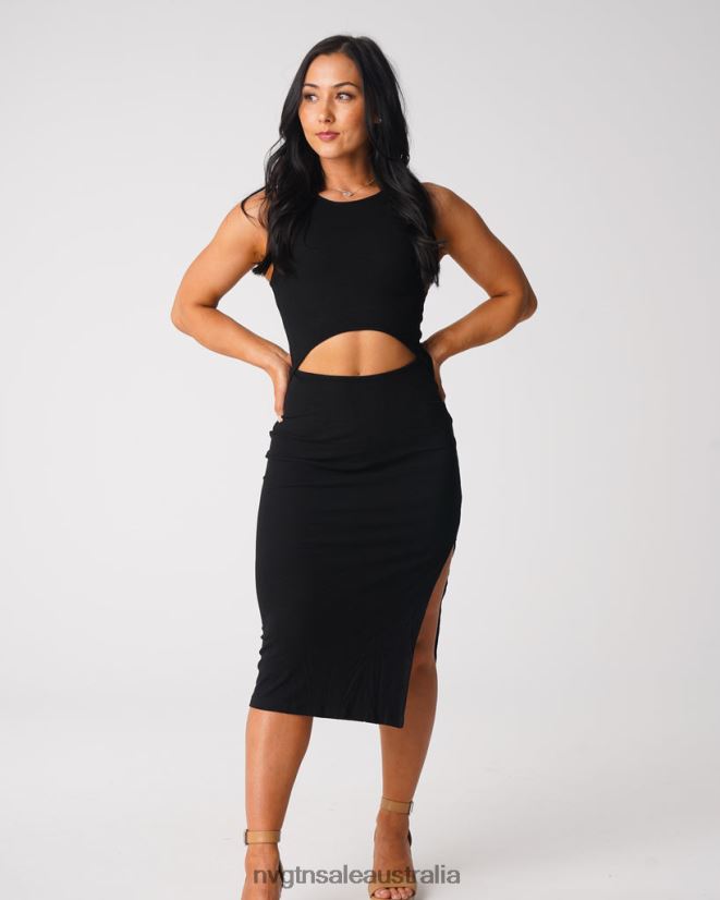 Lost In Paradise Maxi Dress 24JF4Z718 Black Lifestyle NVGTN Women